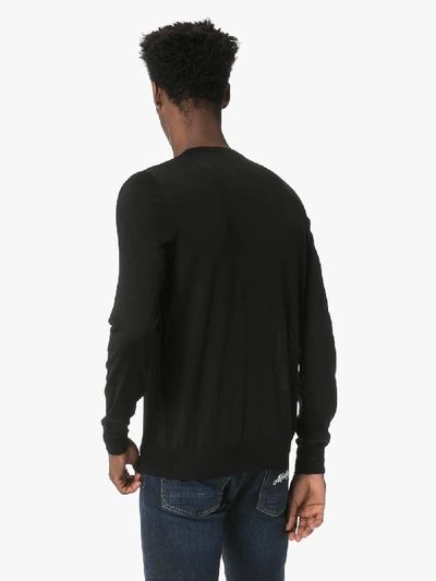 Shop Alexander Mcqueen Dancing Skeleton Sweater In Black