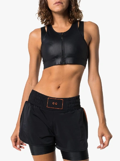 Shop Charli Cohen Final Round Sports Bra In Black