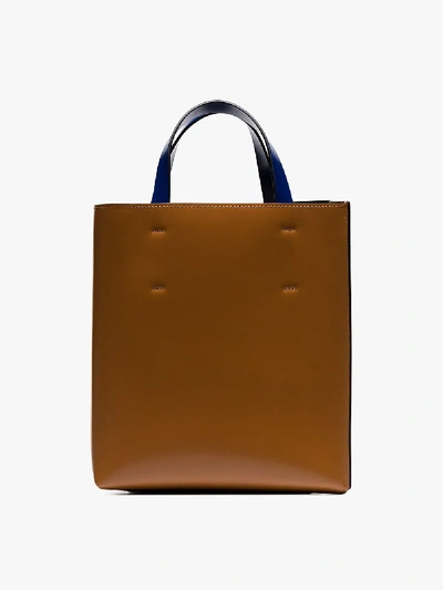 Shop Marni Mittelgrosser 'museo' Shopper In Orange