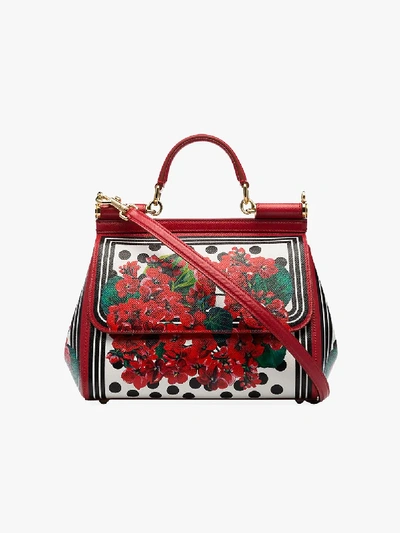 Shop Dolce & Gabbana Mittelgrosse 'sicily' Handtasche In Red