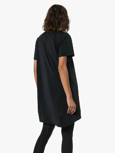Shop Charli Cohen Cipher Longline Oversized Stretch T-shirt In Black