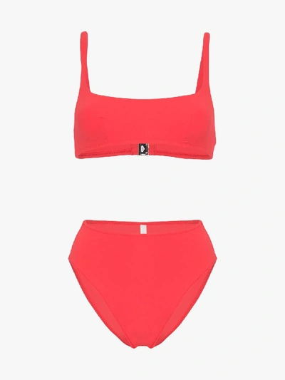 Shop Araks Quinn Bikini In Red