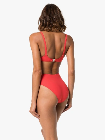 Shop Araks Quinn Bikini In Red