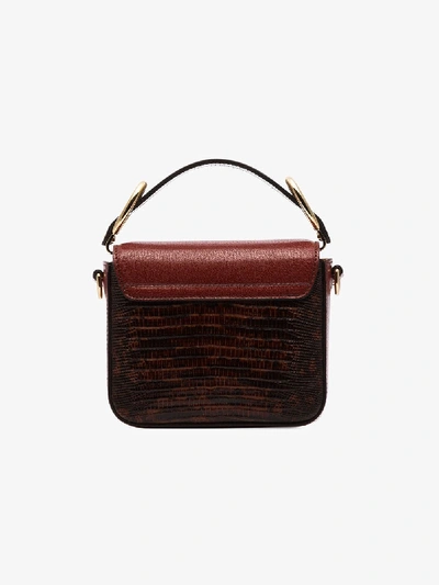 Shop Chloé 'toaster C' Schultertasche In 27s Brown