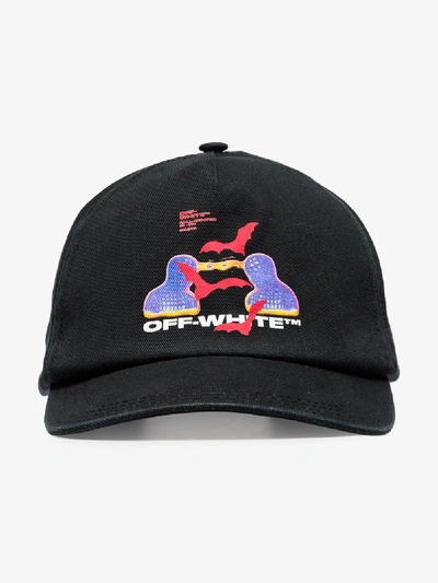 Shop Off-white Baseballkappe Mit Logo In Black