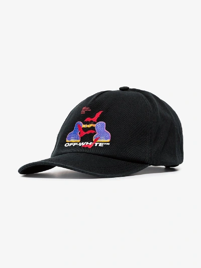 Shop Off-white Baseballkappe Mit Logo In Black