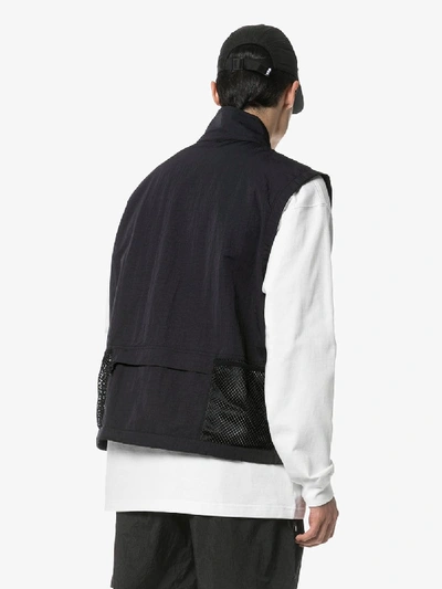 Shop Nike Nrg Agc Zipped Mesh Vest In Black