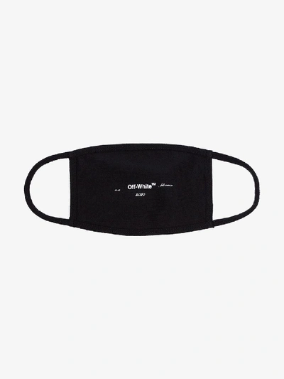 Shop Off-white Maske Mit Logo In Black