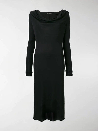 Shop Versace Headscarf Dress Set In Black