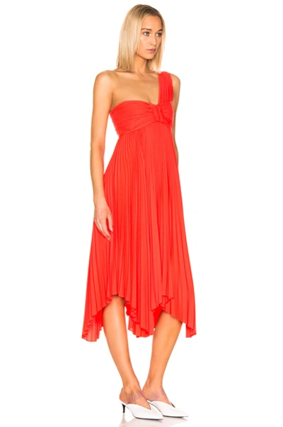 Shop A.l.c . Marbury Dress In Neon Orange