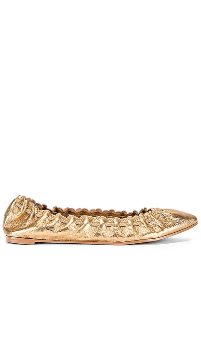 Shop See By Chloé Ballet Flat In Boemia Laminato