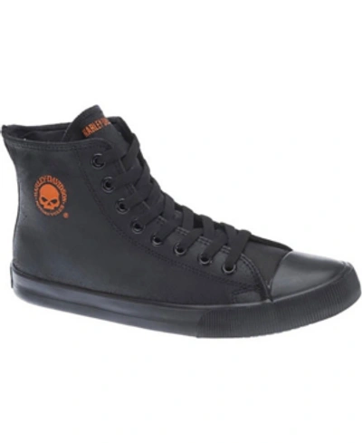 Shop Harley Davidson Harley-davidson Baxter Men's High-top Sneaker In Black