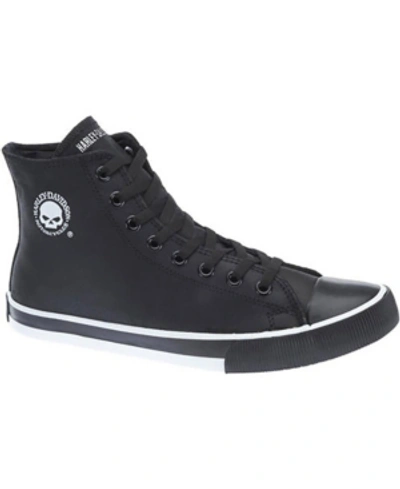 Shop Harley Davidson Harley-davidson Baxter Men's High-top Sneaker In Black