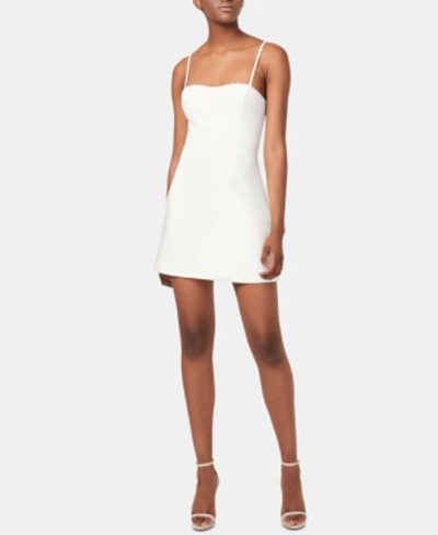 Shop French Connection Sweetheart Tie-back Dress In Summer White