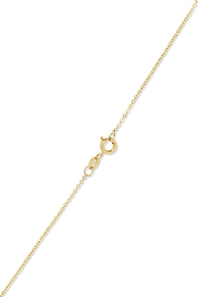 Shop Lito Tu Es Partout 14-karat Gold, Enamel And Multi-stone Necklace