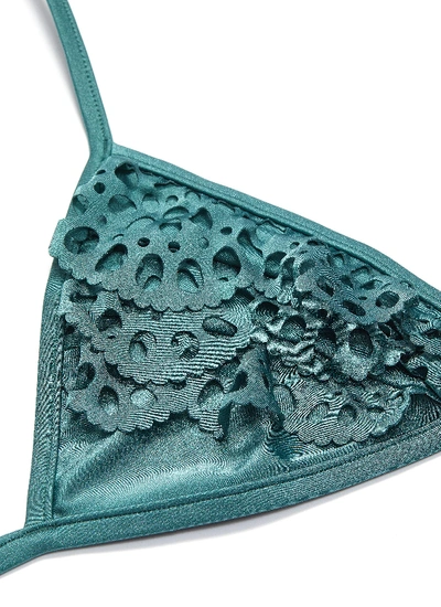 Shop Zimmermann 'veneto Scallop Frill' Lasercut Tiered Bikini Set