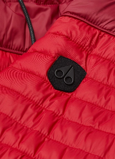 Moose Knuckles 'terra Nova' Hooded Puffer Jacket In Burgundy / Red |  ModeSens