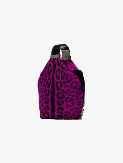 Shop Bienen-davis Bienen Davis Beuteltasche Mit Leoparden-print In Pink