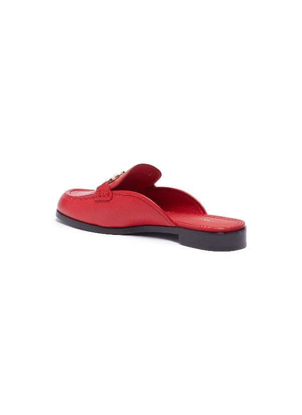 salvatore ferragamo trifoglio patent gancini horsebit loafers
