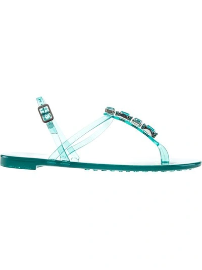 Casadei Embellished Slingback Sandals