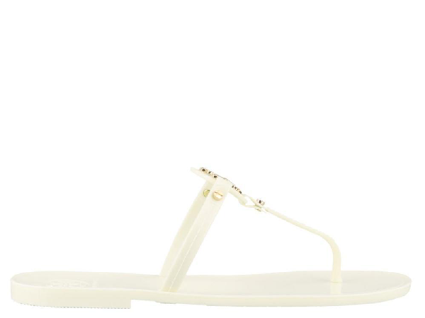 tory burch mini miller jelly thong sandal ivory