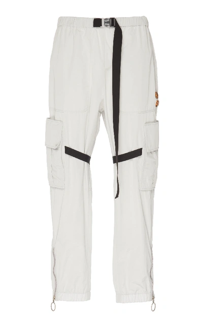 Shop Off-white Nylon Cargo Pant In Grey