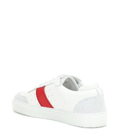 Shop Axel Arigato Leather Sneakers In White