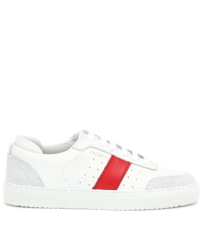 Shop Axel Arigato Leather Sneakers In White