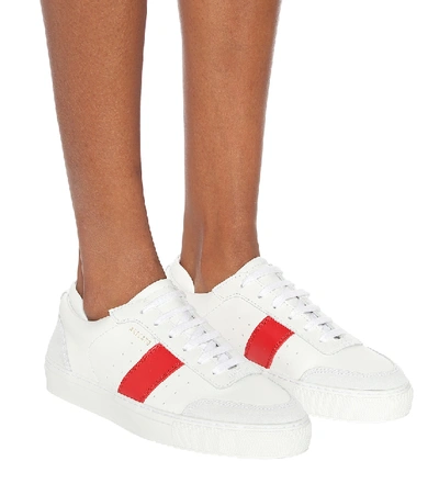 Shop Axel Arigato Leather Sneakers In White