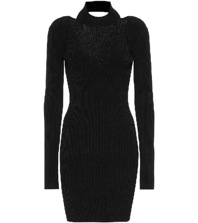 Shop Helmut Lang Jersey Dress In Black