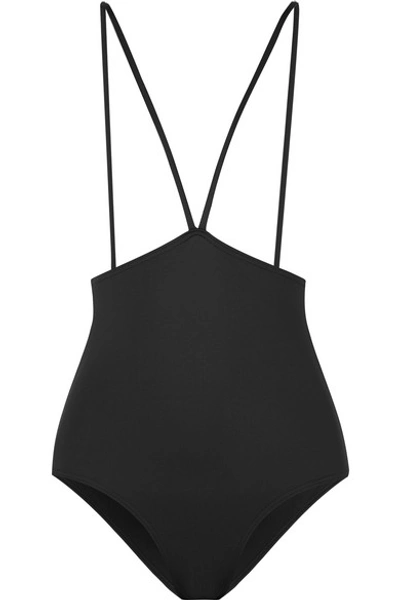 Shop Rudi Gernreich Classic Monokini Swimsuit In Black