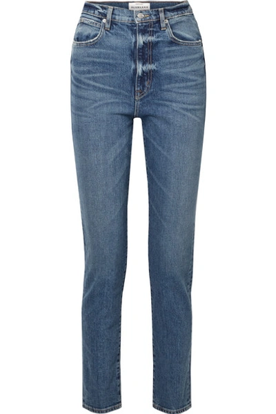 Shop Slvrlake Beatnik High-rise Slim-leg Jeans In Mid Denim