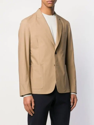 Shop Paul Smith Single Breasted Blazer In Brown