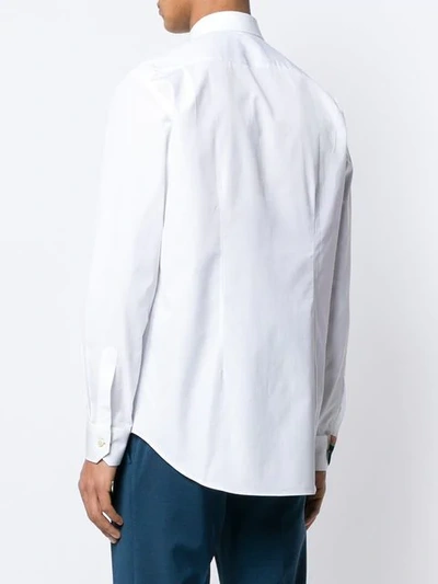 Shop Paul Smith Poplin Shirt In White