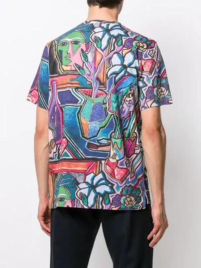 Shop Paul Smith Artist Studio Print T-shirt In 92 Multi