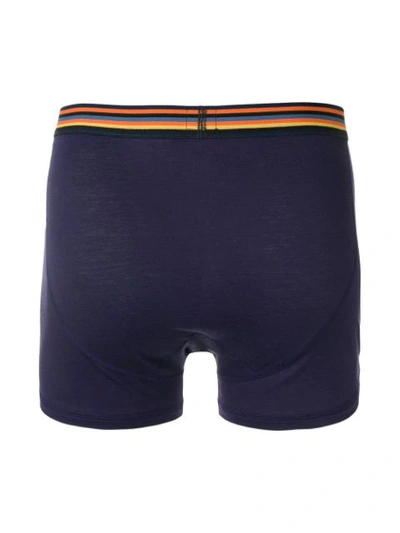 Shop Paul Smith Buttoned Boxer Shorts In 47 Purple