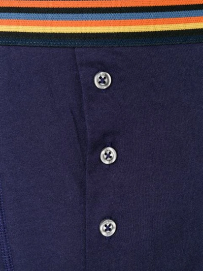 Shop Paul Smith Buttoned Boxer Shorts In 47 Purple