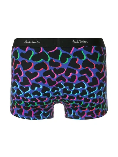 Shop Paul Smith Love Heart Print Boxers In 45