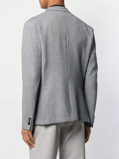 Shop Paul Smith Textured Blazer - Farfetch In 72 Grey