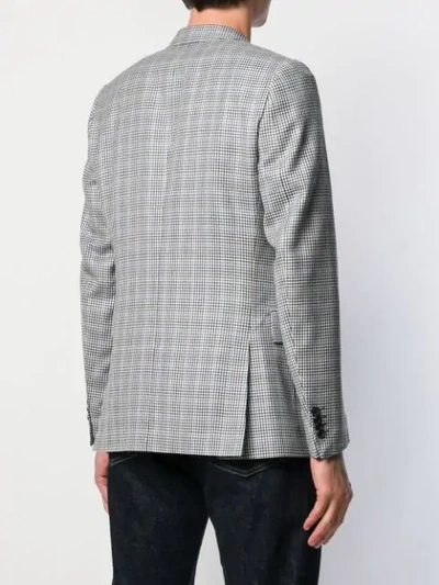 Shop Paul Smith Checkered Blazer In Blue