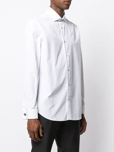 Shop Paul Smith Double Cuff Shirt In White