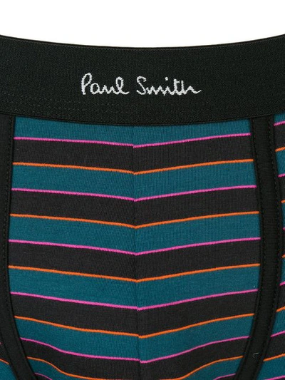 Shop Paul Smith Striped Boxers In 38