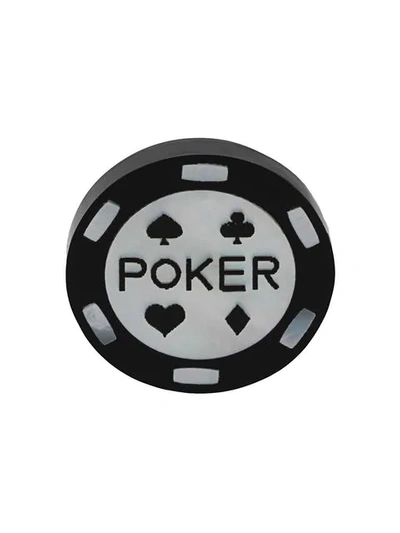 Shop Paul Smith Poker Cufflinks In 79 Black