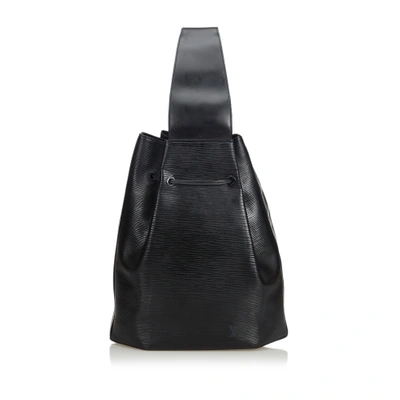 Shop Pre-owned Louis Vuitton Black Epi Sac A Dos