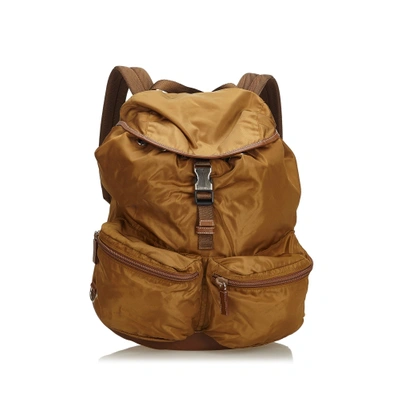 Shop Prada Brown Backpack