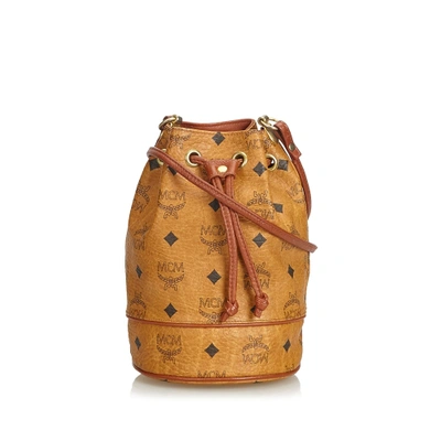 Shop Mcm Brown Bucket Bag