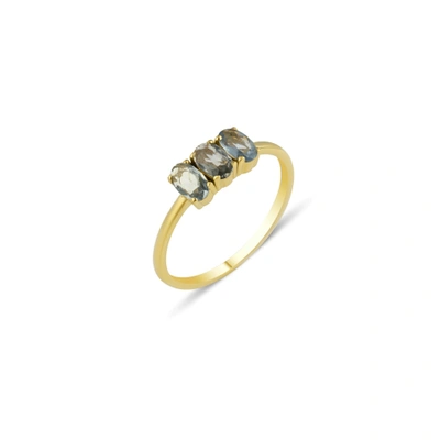 Shop Gfg Jewellery Dumom Blue Sapphire Ring