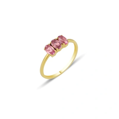 Shop Gfg Jewellery Dumom Pink Sapphire Ring