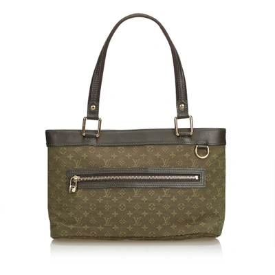Shop Pre-owned Louis Vuitton Green Handbag