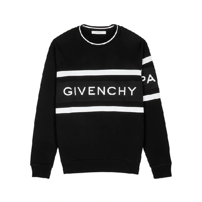 Shop Givenchy Black Cotton-jersey Sweatshirt